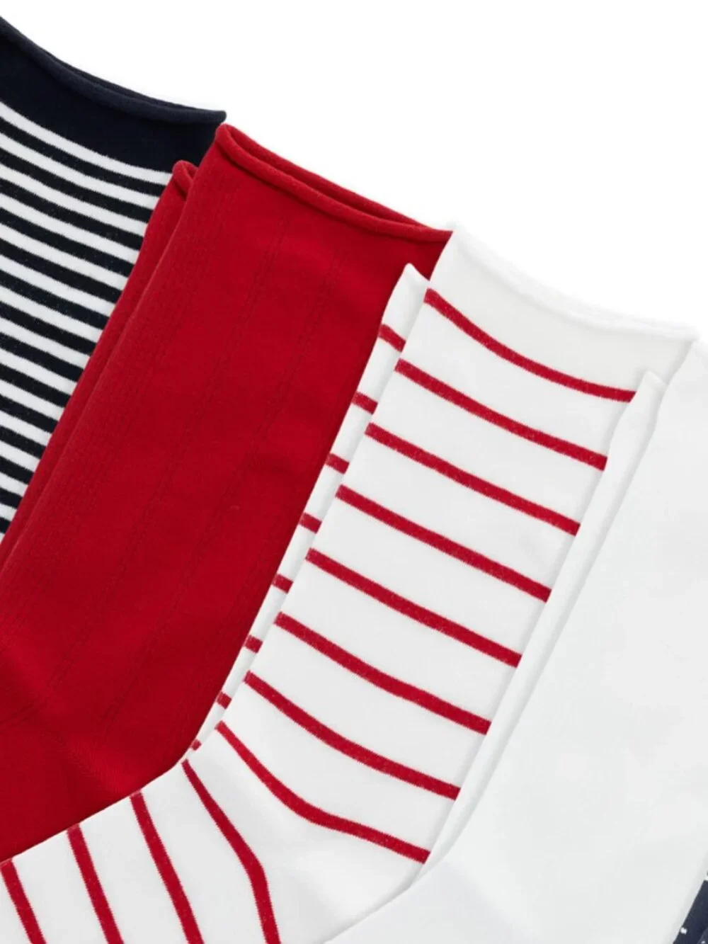 Lauren Ralph Lauren Men's 6-Pack Crew Socks - Navy, Red, White, Black, Cream